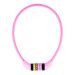 VINZ Baker Kinderfiets Kabelslot 10mm Roze - 65cm VINZ Baker Kinderfiets Kabelslot 10mm Roze - 65cm