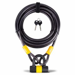 VINZ Kinabalu Antivol câble - 12mm x 10 Meter